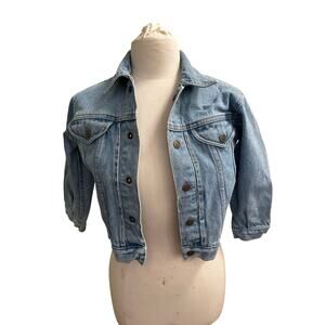 Children’s Loonie Toons Denim Jacket Small (has some staining check pictures)